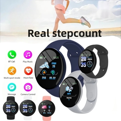 Picture of D18 Smart watch Men and Women Smartwatch Blood Pressure Waterproof Digital Watches Sports Fitness Tracker Watch for Android iOS
