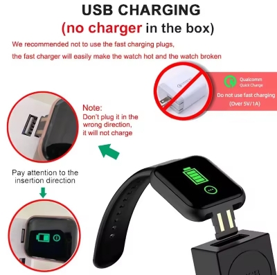 Picture of 116 Plus Smart Bracelet Heart Rate Monitor Fitness Tracker Waterproof Touch Screen