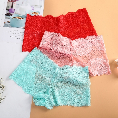 Picture of Sexy Underwear Large Size Women's Briefs Lace Knickers Underwear Soft Women's Underpants High Waist panties Comfortable Thong