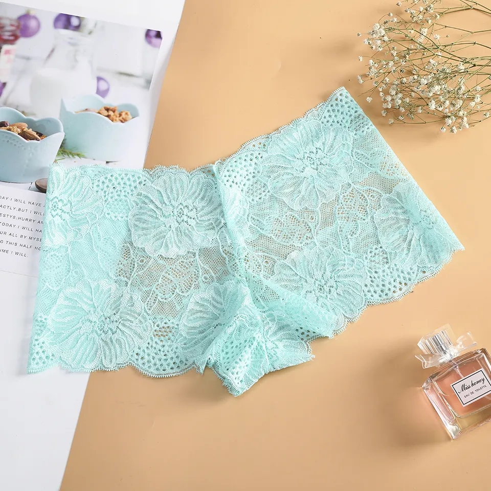 Picture of Sexy Underwear Large Size Women's Briefs Lace Knickers Underwear Soft Women's Underpants High Waist panties Comfortable Thong