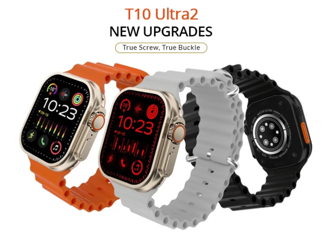 Picture of T10 Ultra 2 Smart Watch 2.19 inch Large Infinite Display Magnetic Wireless Charging Bluetooth Calling Feature  For Men and Women