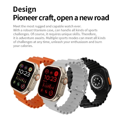 Picture of T10 Ultra 2 Smart Watch 2.19 inch Large Infinite Display Magnetic Wireless Charging Bluetooth Calling Feature  For Men and Women