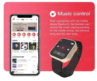 Picture of D20 Ultra Smart Watch Lightweight Men Women Sport Fitness Heart Rate Information Wristwatch