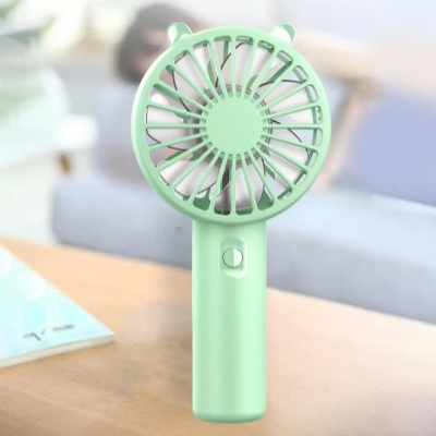 Picture of k-1 portable small fan Portable Usb Rechargeable Handheld Fan with Strong Airflow Low Noise 3 Speed Settings Battery Operated Pocket Fan for Travel Office Outdoor Use Travel Handheld Fan