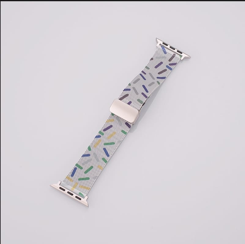 Picture of Suitable for Apple AppleWatch smart watch series, mesh belt magnetic buckle, mesh belt folding buckle strap, Huawei III