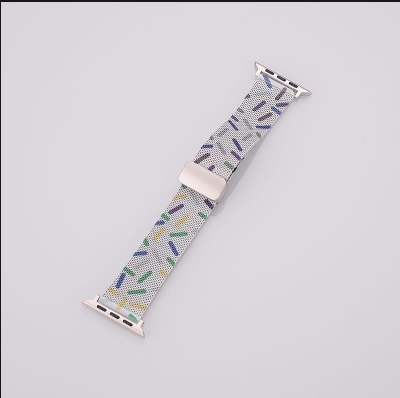 Picture of Suitable for Apple AppleWatch smart watch series, mesh belt magnetic buckle, mesh belt folding buckle strap, Huawei III