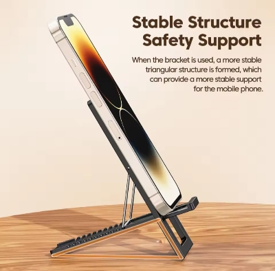 Picture of Toocki Portable Phone Holder Stand Folding Mobile Support for iPhone15 Samsung Xiaomi Huawei Realme Desktop Phone Holder Bracket