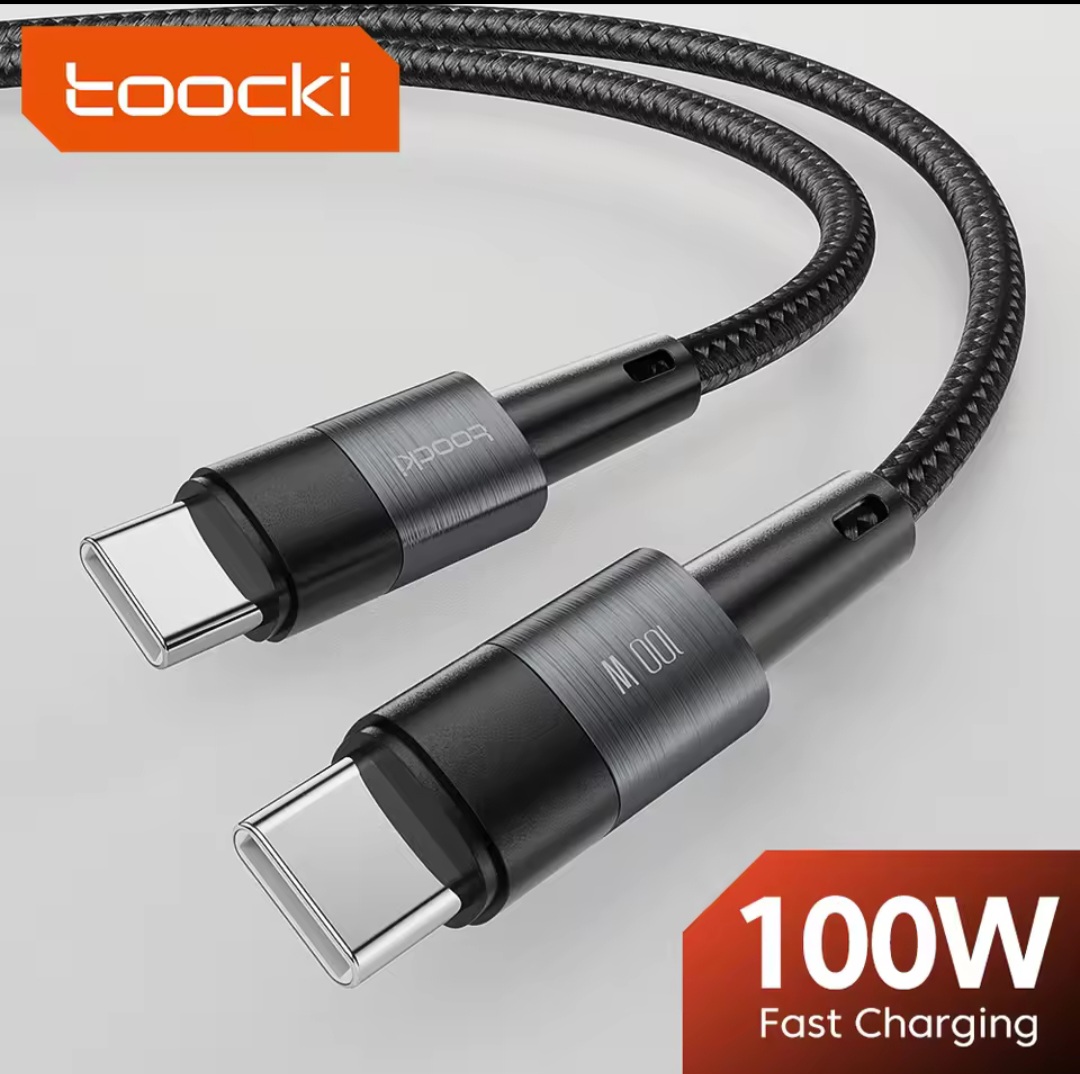 Picture of Toocki 60W 100W USB Type C To Type C Cable USB-C PD Fast Charging Charger Wire Cord For Macbook Samsung oppo Xiaomi 12 11 USB C Cable