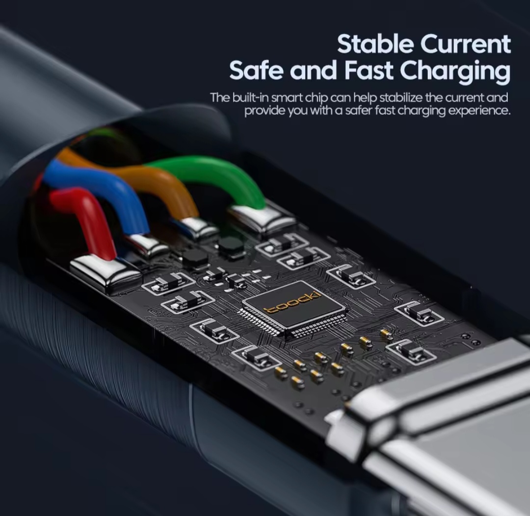 Picture of Toocki 60W 100W USB Type C To Type C Cable USB-C PD Fast Charging Charger Wire Cord For Macbook Samsung oppo Xiaomi 12 11 USB C Cable