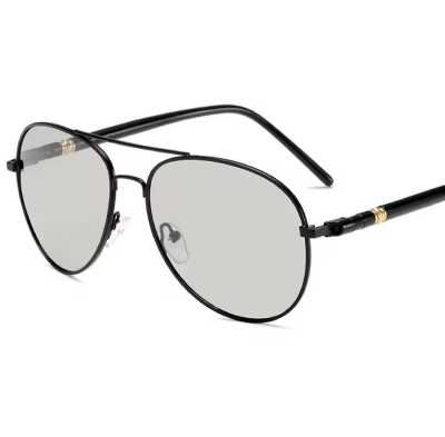 Picture of Luxury Men's Polarized Sunglasses Driving Sun Glasses For Men Women Brand Designer Male Vintage Black Pilot Sunglasses UV400