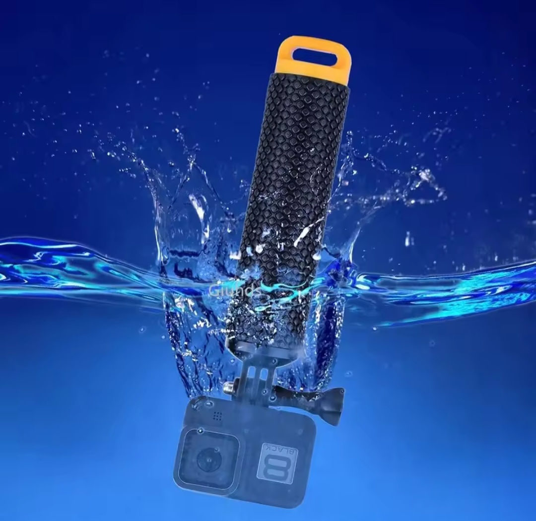 Picture of Floating Hand Grip for Go Pro Hero 10 9 8 7 6 5 4 Black for DJI Action Insta360 for Xiaomi Yi 4K Hand Mount Float Accessory