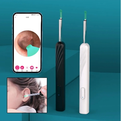 Picture of Wireless Smart Ear Cleaning Endoscope Visual Ear Pick Ear Spoon Otoscope Earpick Ear Cleaner Wax Removal Earwax Remover Camera