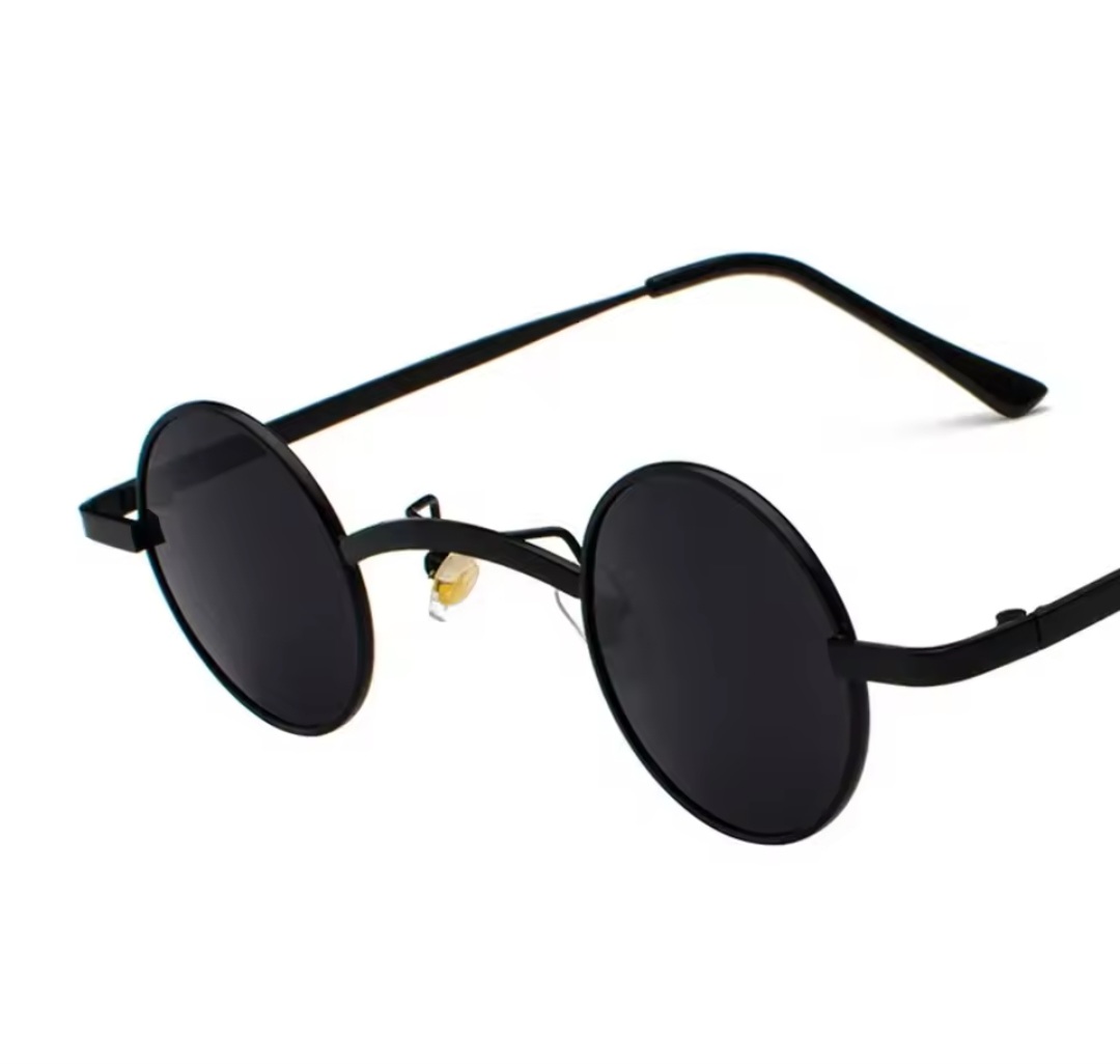 Picture of New trending round metal frame sunglasses for men and Women retro summer sunglasses for unisex