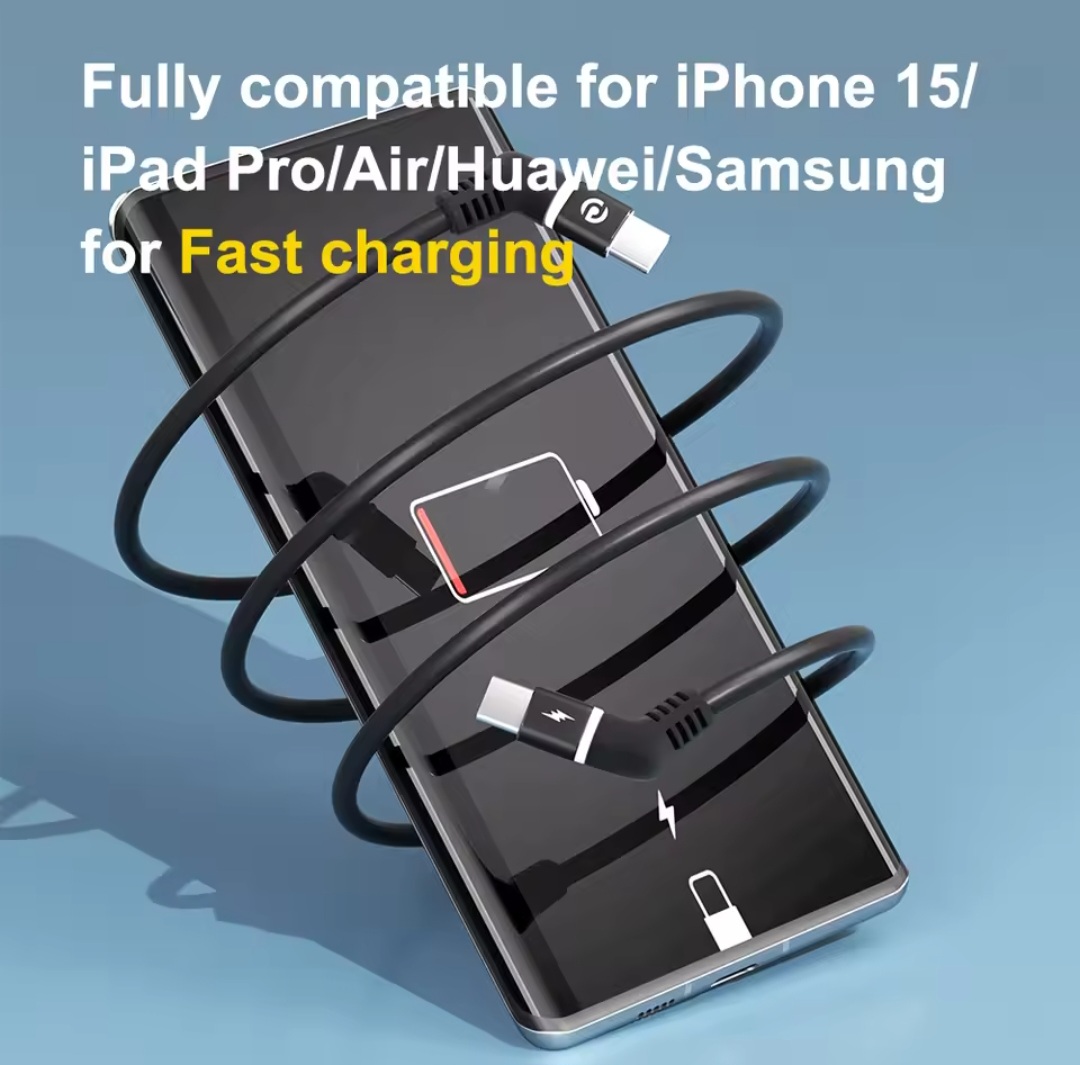 Picture of COMNEN USB Type C to Type c PD 60W QC 3.0 fast charging cable Iphone Android Huawei Samsung gamepad