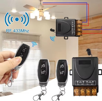 Picture of RF Wireless Remote Control Switch, 433MHz AC 220V Relay, Motor, Water Pump, Door Access System, Wireless Switch, Car Power Supply