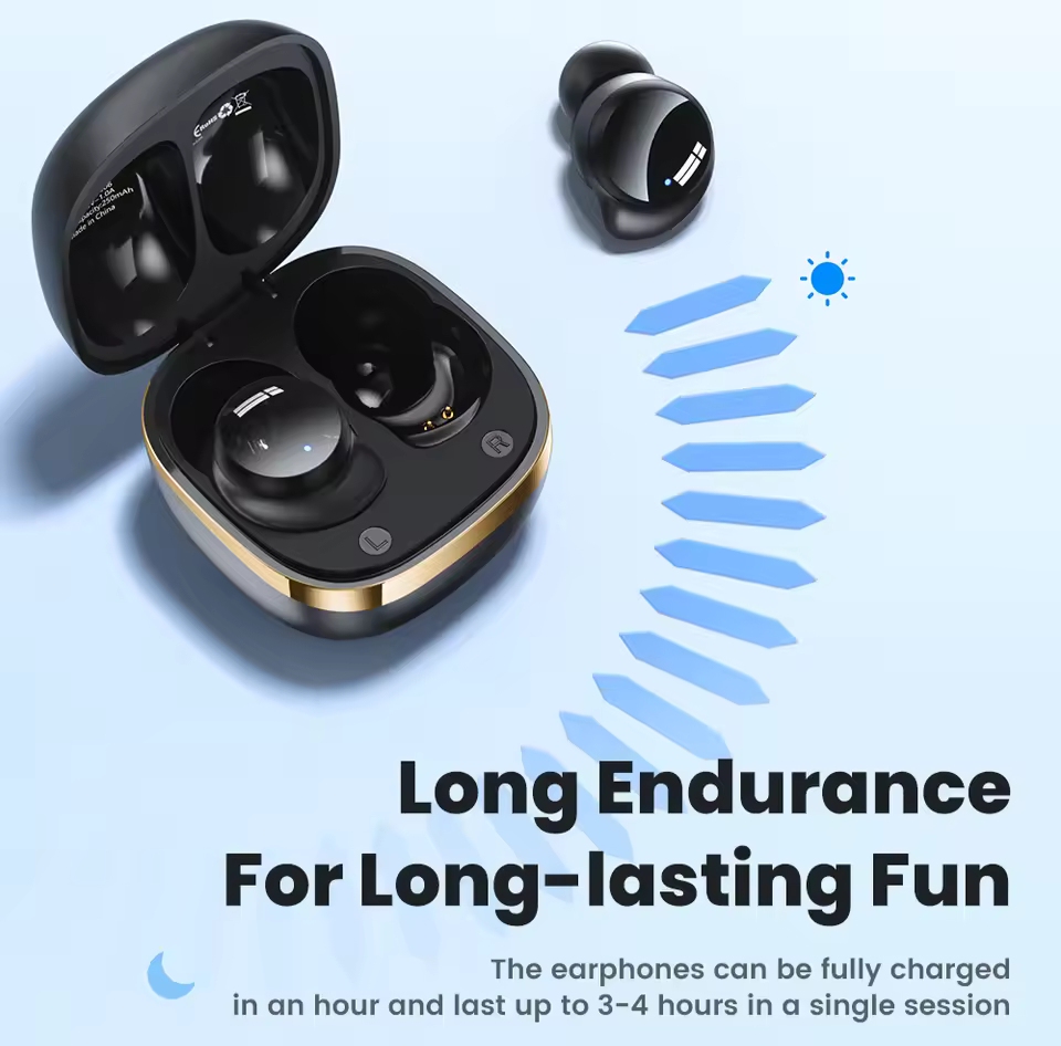 Picture of Toocki TWS Earphones Bluetooth 5.2 Hi-FI Stereo Sound True Wireless Earbuds 8mm Driver Speaker Touch Control Headphone 250mAH