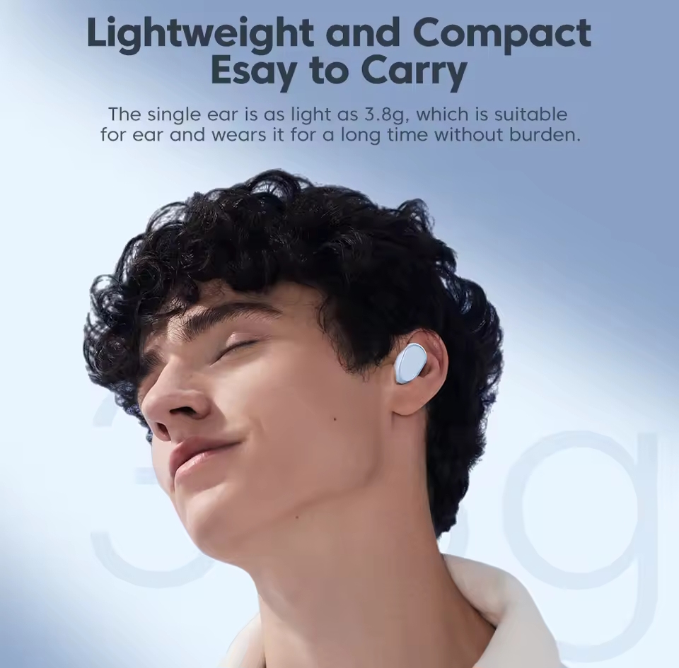 Picture of Toocki Bluetooth 5.3 Wireless Earphone HiFi Headphones Touch Control with Mic Sports Noise Reduction