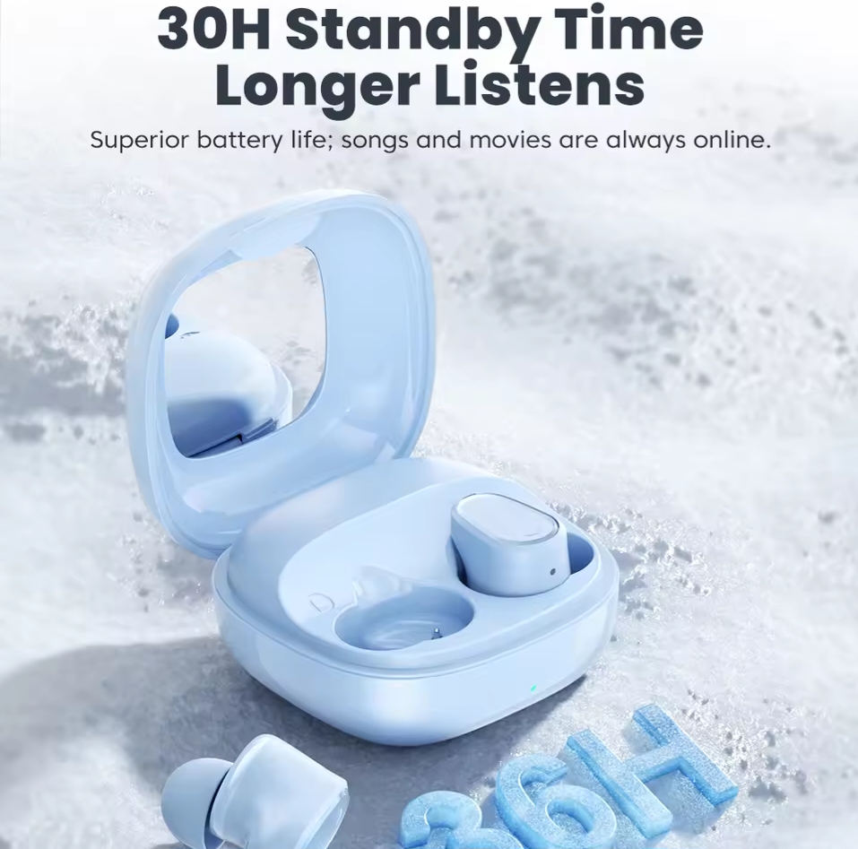 Picture of Toocki Bluetooth 5.3 Wireless Earphone HiFi Headphones Touch Control with Mic Sports Noise Reduction