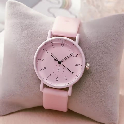 Picture of New Casual Silicone Strap Ladies Quartz Watche Gift Clock ladies watch