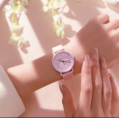 Picture of New Casual Silicone Strap Ladies Quartz Watche Gift Clock ladies watch
