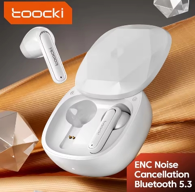 Picture of Toocki RD20 TWS Wirless Earphones Bluetooth 5.3 ENC Noise Cancelling 3D Stereo HiFi Sound Touch Control Support Separate Connect