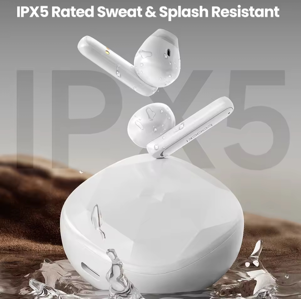 Picture of Toocki RD20 TWS Wirless Earphones Bluetooth 5.3 ENC Noise Cancelling 3D Stereo HiFi Sound Touch Control Support Separate Connect