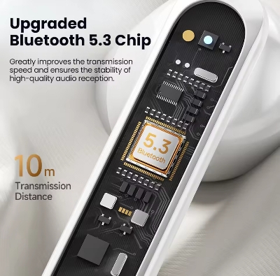 Picture of Toocki RD20 TWS Wirless Earphones Bluetooth 5.3 ENC Noise Cancelling 3D Stereo HiFi Sound Touch Control Support Separate Connect