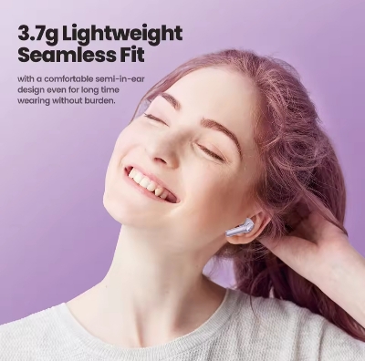 Picture of Toocki TWS Bluetooth 5.3 ENC HiFi Sound Stereo Earphones IPX4 Waterproof In-Ear Headset Compact Size for Mobile Phone