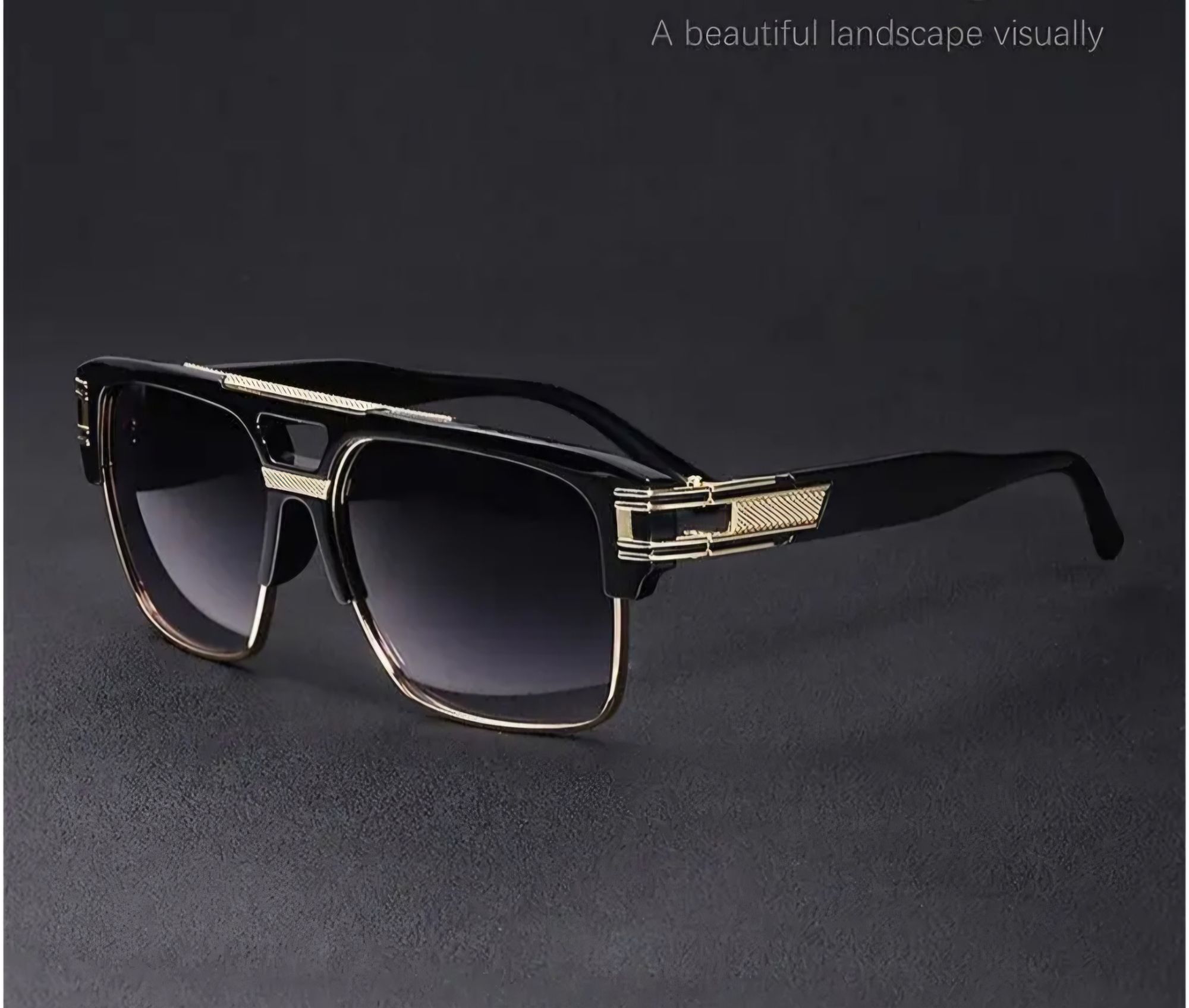 Picture of Oversized Myopia Glasses Men Anti-Blue Light Square Eyewear Retro Eyeglasses Women Optical Nearsighted Glasses