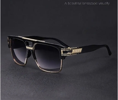 Picture of Oversized Myopia Glasses Men Anti-Blue Light Square Eyewear Retro Eyeglasses Women Optical Nearsighted Glasses