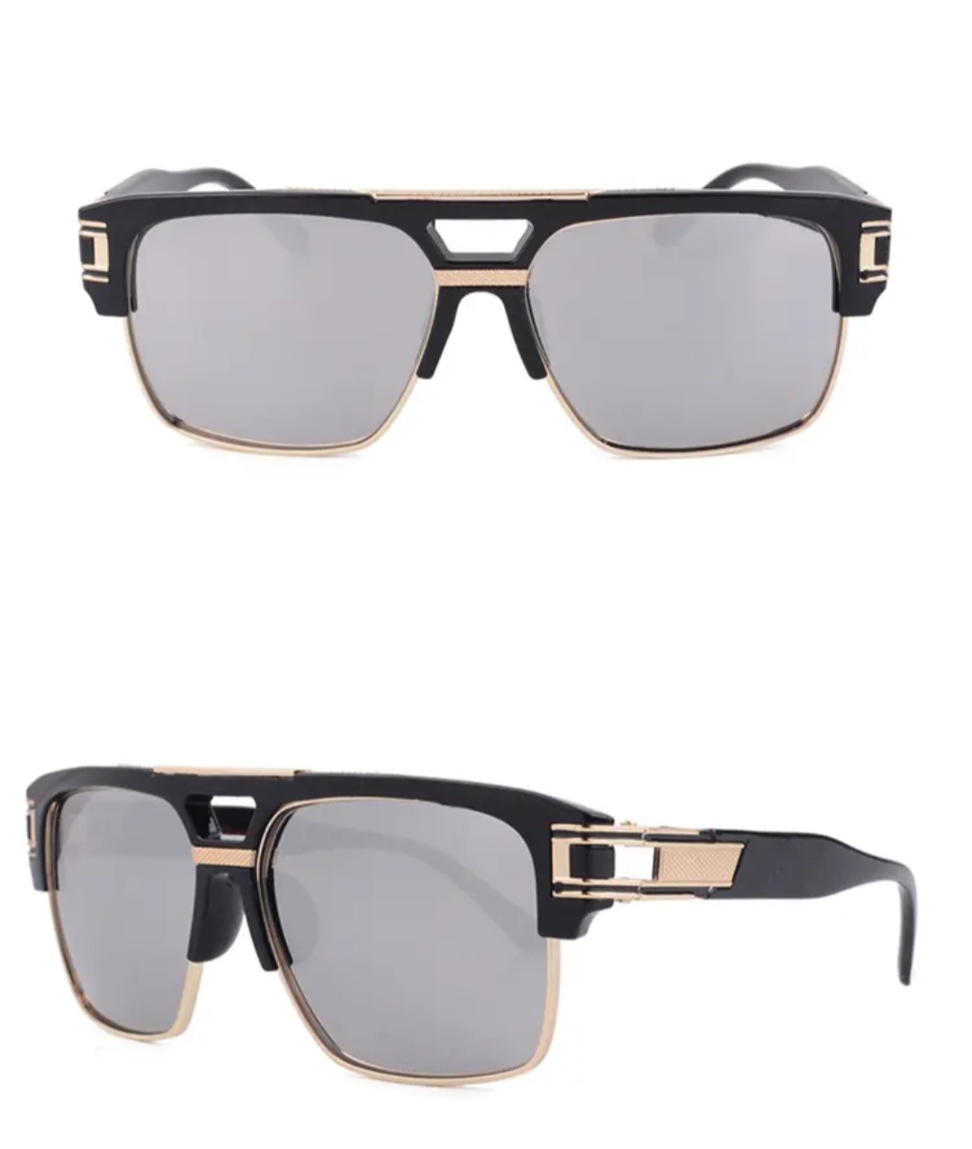 Picture of Oversized Myopia Glasses Men Anti-Blue Light Square Eyewear Retro Eyeglasses Women Optical Nearsighted Glasses