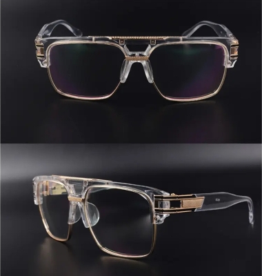 Picture of Oversized Myopia Glasses Men Anti-Blue Light Square Eyewear Retro Eyeglasses Women Optical Nearsighted Glasses