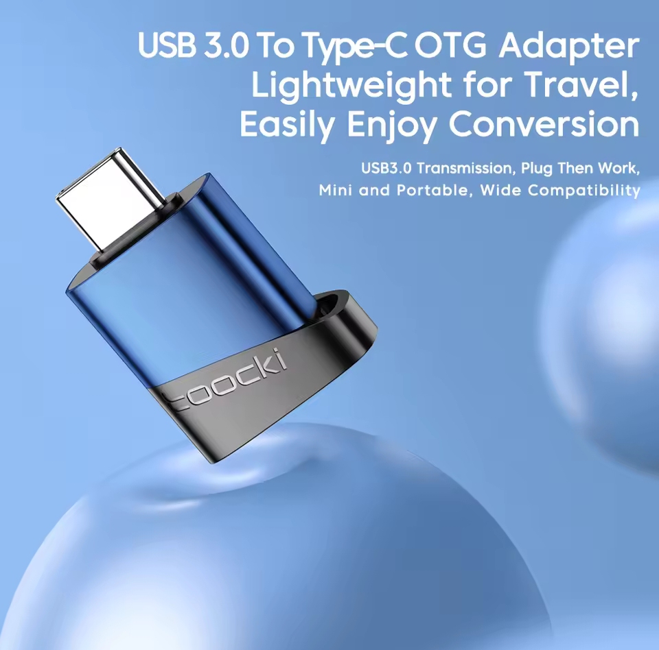 Picture of Toocki 3.0 Type C to USB Adapter USB A To USB C USB C To Micro OTG Adapter For Xiaomi Poco Oneplus Macbook Type C USB Adapter