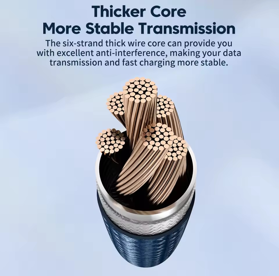 Picture of Toocki 7A 60W 1M USB Type C to C Cable Super Fast Charging Data Wire For Samsung Realme Huawei POCO Xiaomi USB C To USB C Charger Cord Cable