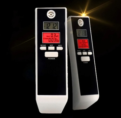 Picture of Digital Alcohol Tester with Dual LCD Screen Free Shipping Alcohol Tester AT-661s