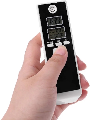 Picture of Digital Alcohol Tester with Dual LCD Screen Free Shipping Alcohol Tester AT-661s