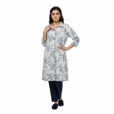 Picture of Ladies Design Kurti (Linen) – 2 Piece/ 1 Piece Gown