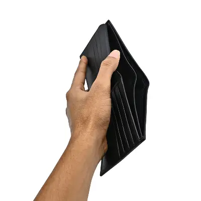 Picture of ProX High Quality Original Cow Leather Walle ( black )