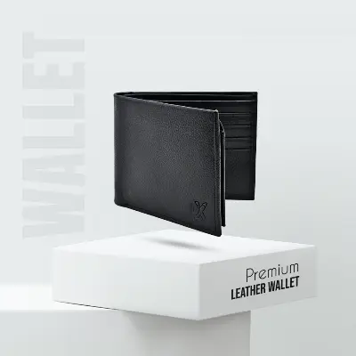 Picture of ProX High Quality Original Cow Leather Walle ( black )