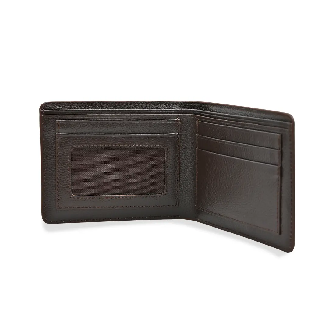 Picture of ProX High Quality Original Cow Leather  Short Wallet (Deep coffee )