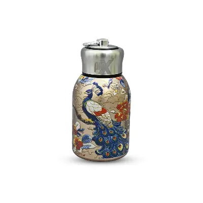 Picture of 300ml High Quality SS Thermos Water Bottle ( peacock )