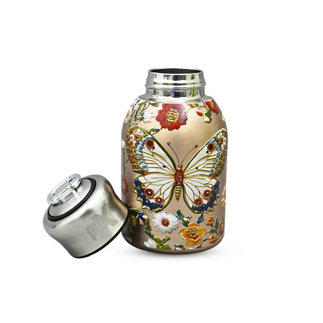 Picture of 300ml High Quality SS Thermos Water Bottle ( butterfly )