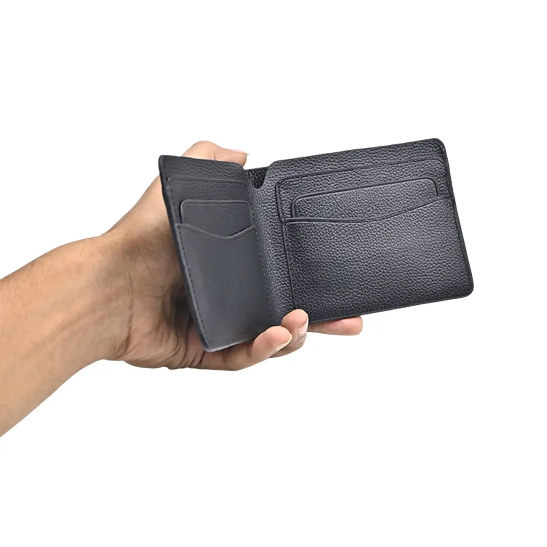 Picture of ProX High Quality Original Cow Leather Wallet ( Black )