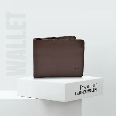 Picture of ProX High Quality Original Cow Leather Wallet ( coffee )