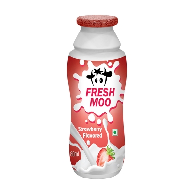 Picture of Fresh Moo Flavored Yogurt Drink Strawberry Flv 80ml Buy 1 Get 1