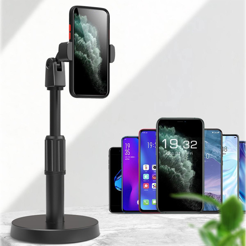Picture of Height Adjustable Mobile Phone Stand Holder for Live Stream Tripod