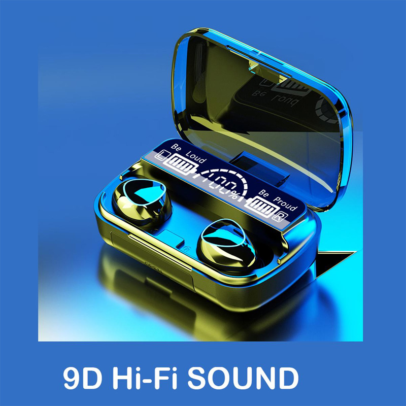 Picture of M10 TWS Wireless Earphone Touch Bluetooth Earplugs In The Ear Stereo Sport Headsets CVC8.0 Noise Reduction Headphones with Digital display