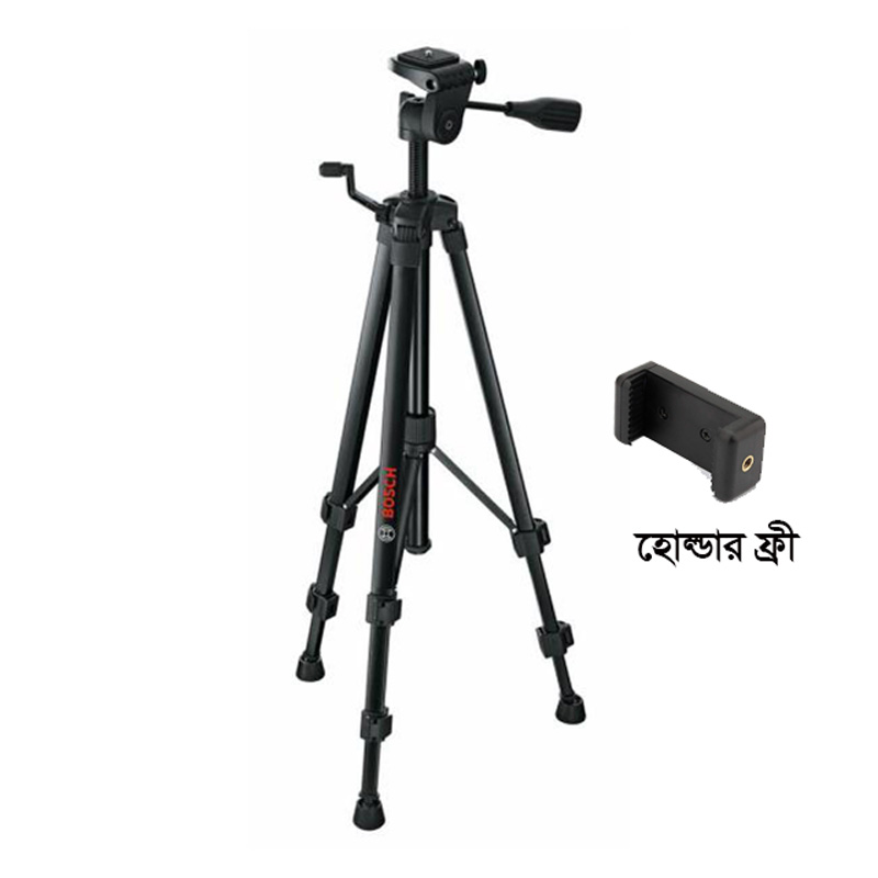 Picture of 360 Degree Swivel Fluid Head Tripod Stand 380A/3301 Black Mobile Camera Stand Pro 3 Maximum Height 5 Feet - Heavy stand