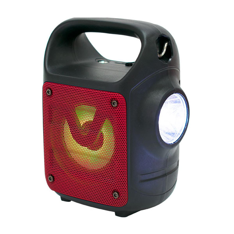 Picture of KTS-1185 Portable Wireless Bluetooth Speaker with Flashlight & Microphone supported With High Quality Torch Light