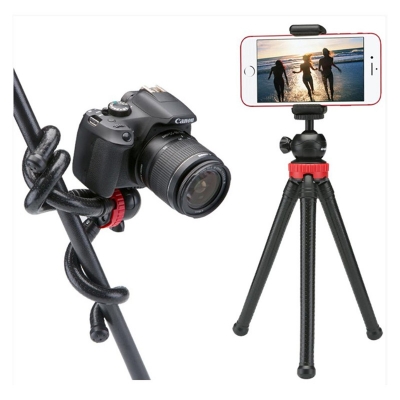 Picture of Gorilapod Triped Heavy Duty Mobile Holder Black - 360 ° Turning Ball Head Tripod For All Dslr Cameras - Max Load 1.5Kg